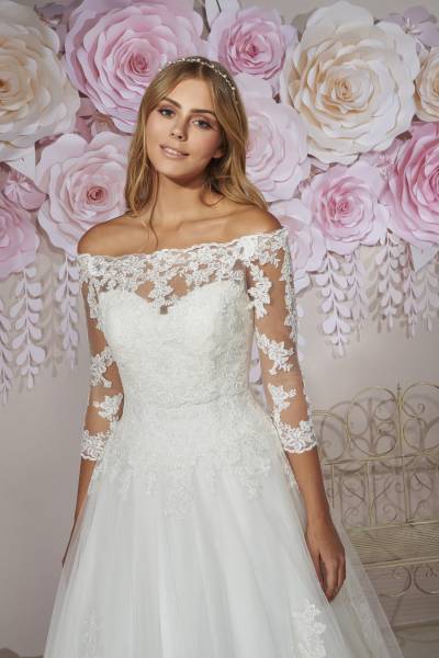 trouver une robe de mariée à manche proche Bolbec